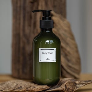 Organic Creamy Body Wash Coconut Oil & Vanilla Natural Handmade Skincare  Hydrating Cleanser