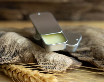 Handmade Shea Butter Lip Balm: Natural Beeswax, Jojoba Oil