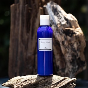 Organic Body Wash Coconut Oil & Vanilla Natural Handmade Skincare Hydrating Cleanser