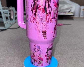 Nesuko 40oz Pink Glitter tumbler