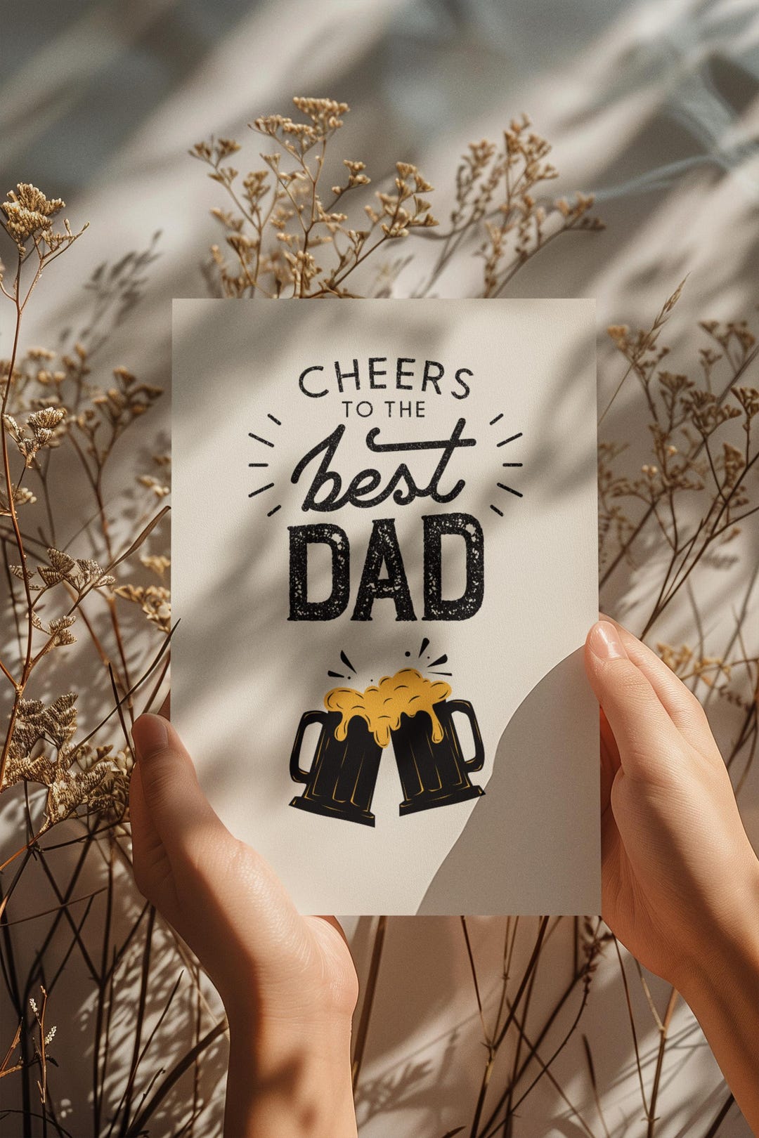 Tarjeta imprimible del Día del Padre: 