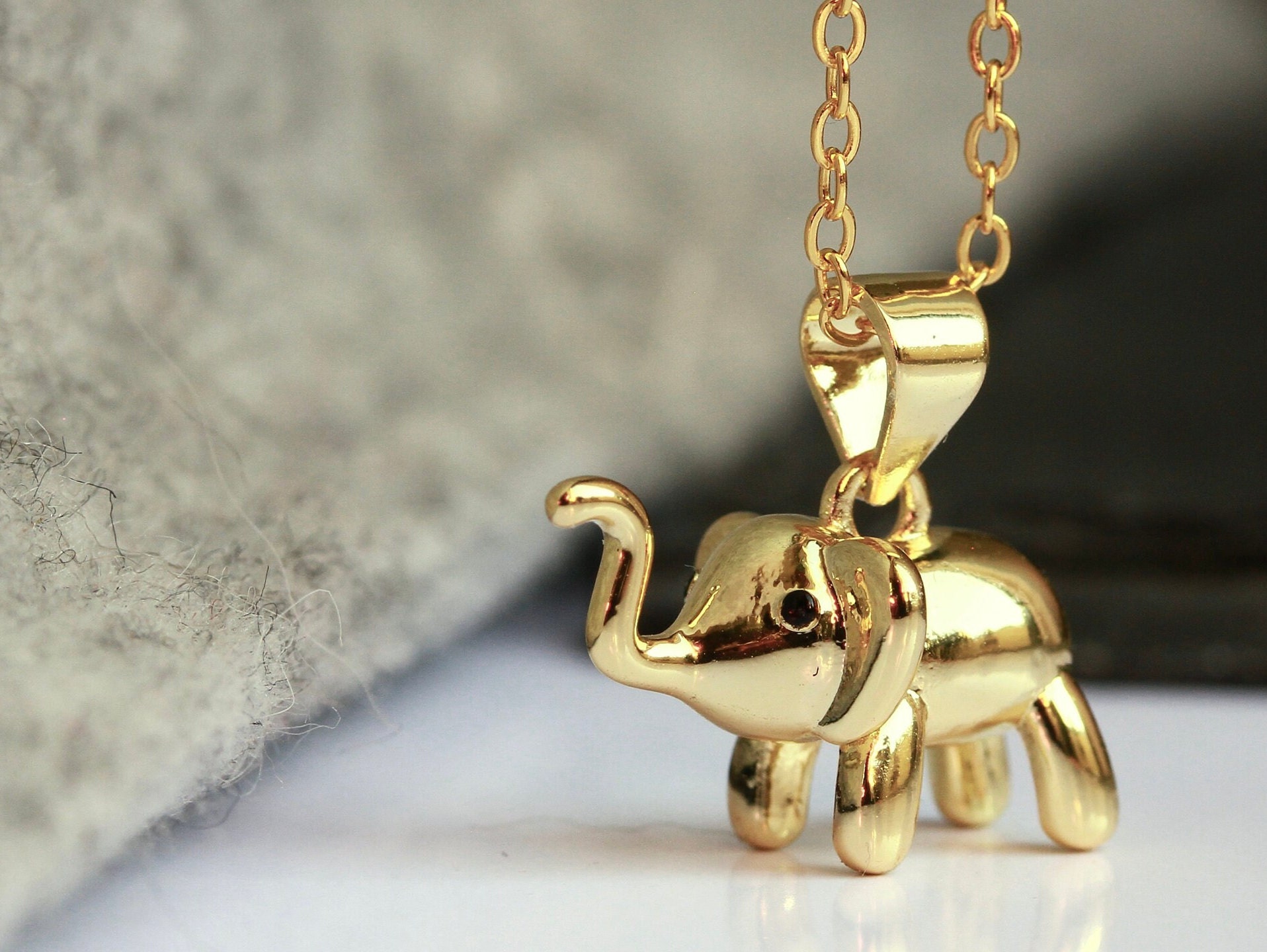 Kette elefant gold