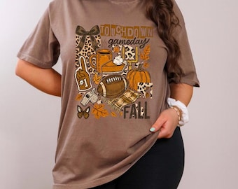 Projekt jesienny Touchdown Gameday, PNG SVG (pobranie cyfrowe)