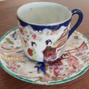 Japanese Teacup and Saucer