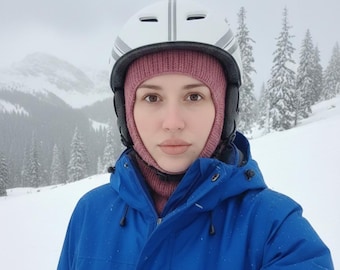 Handmade Crochet Ski Mask – Winter Outdoor Full Face Cover