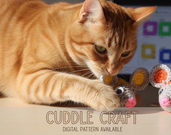 Crochet Mouse Amigurumi Pattern, Easy DIY Toy (PDF)