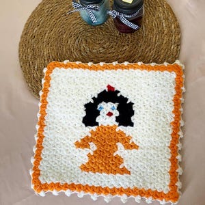 Lufa de baño turco hecha a mano - Toallita de crochet auténtica - Fibra de baño bohemia tradicional - Decoración floral retro para baño - Suave