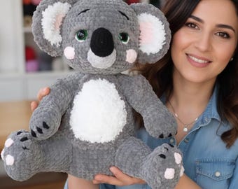Crochet Koala Pattern, Amigurumi Plush Toy Tutorial (PDF Pattern)