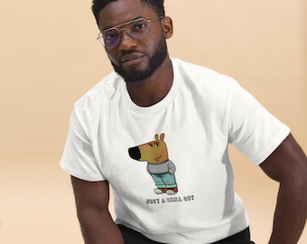 Camiseta clásica unisex con el divertido meme "Chill Guy"
