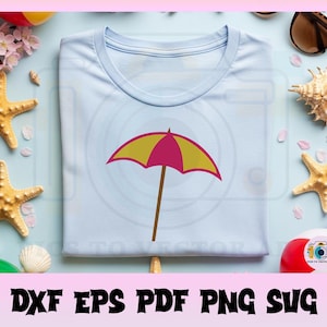Umbrella SVG Vector Art Design | Umbrella SVG Cricut File | Summer Holiday | Umbrella Vector Art Design | Umbrella SVG Cricut Art Design