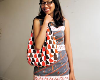 Large Reversible Bag, sewing pattern, pdf file, Kaland, beach bag, instant download, tote patterns, getaway bag, diy, sew, pdf tutorial