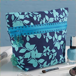Stitched With Style Zipper Pouch, Sewing Pattern, pdf, Kaland, Shop bag, instant download, tote patterns, getaway bag, sew, PDF tutorial