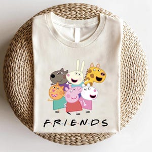 Personalized Peppa Pig, Kids Custom Shirt, Kids Peppa Pig Tee, Cozy Children's Shirt, Festive Piglet, Peppa Pig Youth Tee, Peppa Pig Family