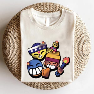Brawl Stars Character Shirt, Funny Gamer Shirt, Brawl Stars Character Sweatshirt, Youth Brawler Hoodies, Brawler Shirt