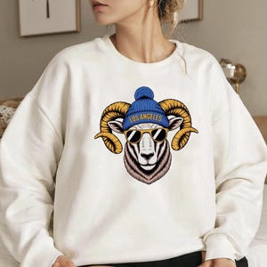 Los Angeles Ram Shirt |  Retro Sports Fan Shirt | Trendy Game Day Gift Tee | Los Angeles Football Fan Shirt | Retro Football Style