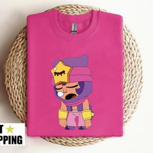 Brawl Stars Character Shirt, Brawl Stars Gamer Shirt, Brawl Stars Darryl Shirt, Brawler Spike Shirt For Kids, Brawl Stars, Brawlstarshoodie