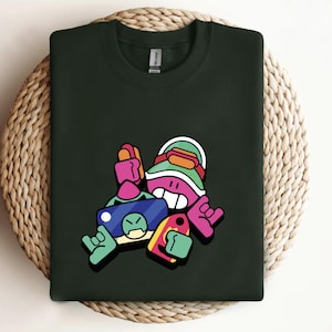 Brawl Stars Character Shirt, Brawl Stars Gamer Shirt, Brawl Stars Darryl Shirt, Brawler Spike Shirt For Kids, Brawl Stars, Brawlstarshoodie
