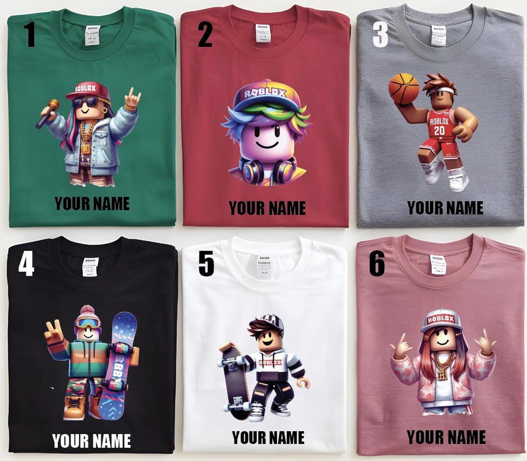 Roblox Shirt Roblox Party Roblox Lover Tee Kids Roblox Shirt Video Il Kft6 