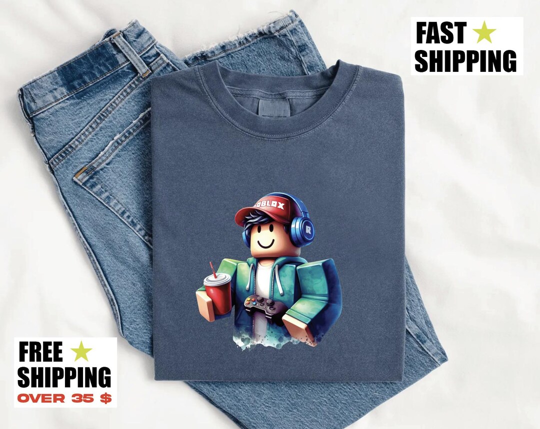 Roblox Shirt Roblox Party Roblox Lover Tee Kids Roblox Shirt Video Il 3565 