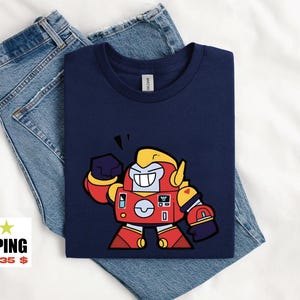 Brawl Stars Character Shirt, Brawl Stars Gamer Shirt, Brawl Stars Darryl Shirt, Brawler Spike Shirt For Kids, Brawl Stars, Brawlstarshoodie