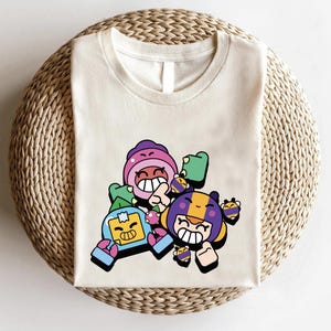 Brawl Stars Character Shirt, Brawl Stars Gamer Shirt, Brawl Stars Darryl Shirt, Brawler Spike Shirt For Kids, Brawl Stars, Brawlstarshoodie