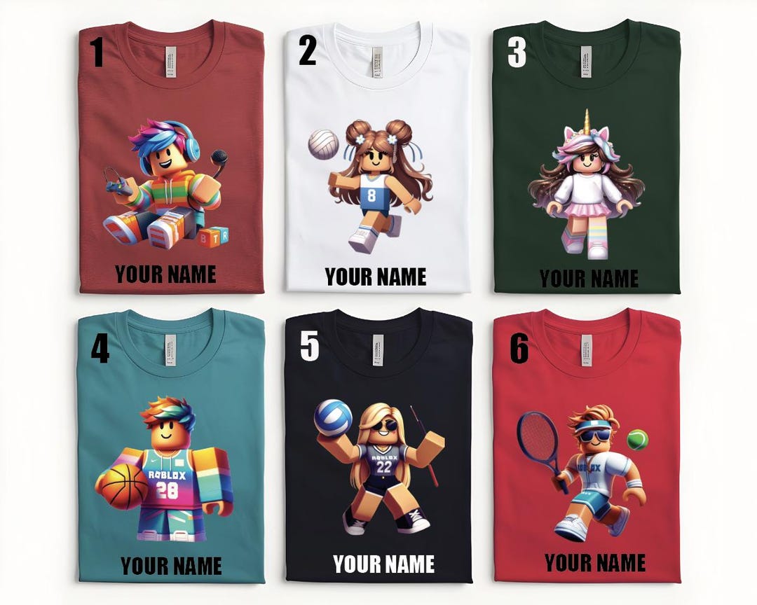 Roblox Shirt Roblox Party Roblox Lover Tee Kids Roblox Shirt Video Il M35j 