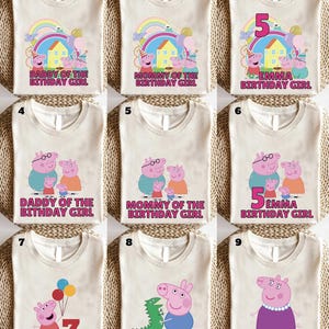 Personalized Peppa Pig, Kids Custom Shirt, Kids Peppa Pig Tee, Cozy Children's Shirt, Festive Piglet, Peppa Pig Youth Tee, Peppa Pig Family