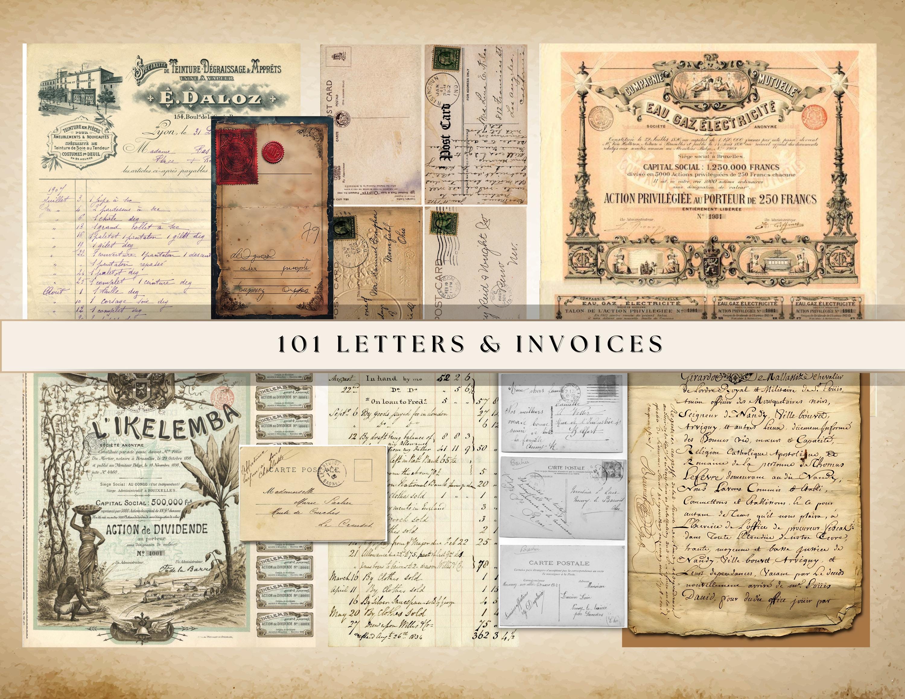 Vintage Junk Journal Ephemera Pack | 800 Pages | Printable Digital ...
