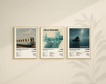 Custom Album Cover Poster Set (3): Personalized Music Wall Art I Digital Download