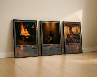 Custom Album Cover Art: Personalized Music Tracklist Print I Digital Download