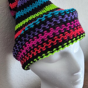 Double knitted beanie