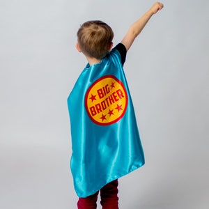 Affordable Big Brother Superhero Cape - Sibling gift - big brother gift - new baby - SHIPS SAME DAY