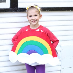 Handmade RAINBOW COSTUME for Kids / Superkidcapes / Rainbow party / Fast Turnaround / Kids halloween costumes / Rainbow baby costume image 4