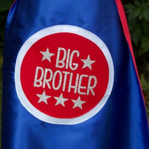 BIG BROTHER Superhero Cape Set - Kids superhero cape - Big Brother Gift - Big Sister Gift - Ships Fast - Big Brothers Are Superheroes