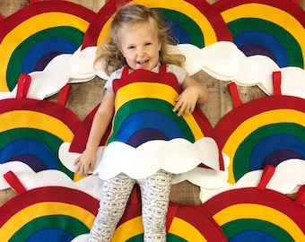 Ready to ship fast / Childs RAINBOW COSTUME / Rainbow party / Kids halloween costumes / Rainbow baby costume / Superkidcapes