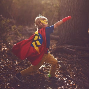 As seen on Cool Mom Picks - Superhero Cape for Kids - Personalized - Boy Birthday Gift or Super hero party cape - Customized Kid Costume