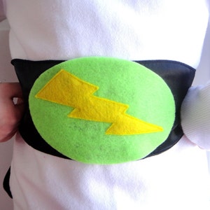 Childrens Super hero Accessory Super Bolt Belt super hero party favor super hero cape accessory boy birthday gift image 5