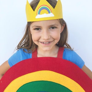 Handmade RAINBOW COSTUME for Kids / Superkidcapes / Rainbow party / Fast Turnaround / Kids halloween costumes / Rainbow baby costume image 8