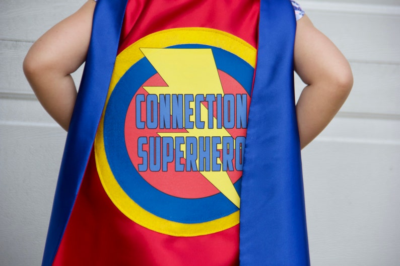 Halloween Ready Kid Superhero Costume PERSONALIZED SUPERHERO Party CAPE with Full Name Customized boy birthday present OPTION 1