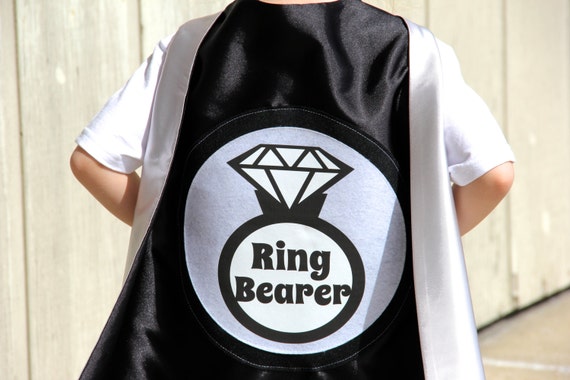 Ring Bearer Gift - Ring Bearer or Flower Girl Cape - Unique Wedding Party Gifts - Customize with favorite colors Il_570xn