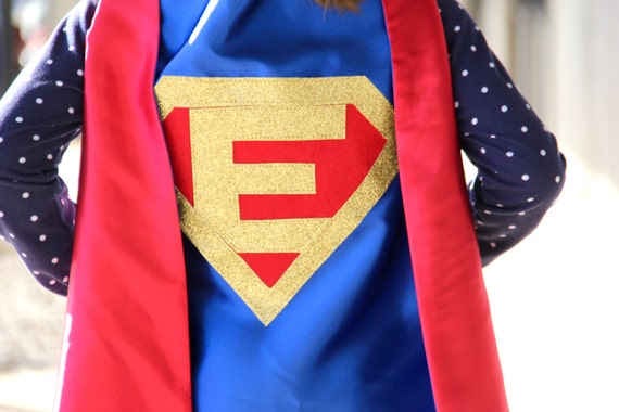 FAST Delivery Personalized SUPERHERO CAPE with Custom Shields - Fast Delivery - Personalized Initial - Superkidcapes - Easter Basket Il_570xn