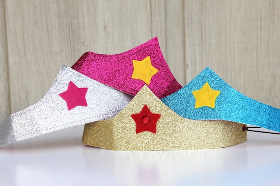 Kids Halloween Accessory - Girls Sparkle Crown - Comfortable and adjustable - Superhero and princess accessory - FROZEN Crown Il_570xn