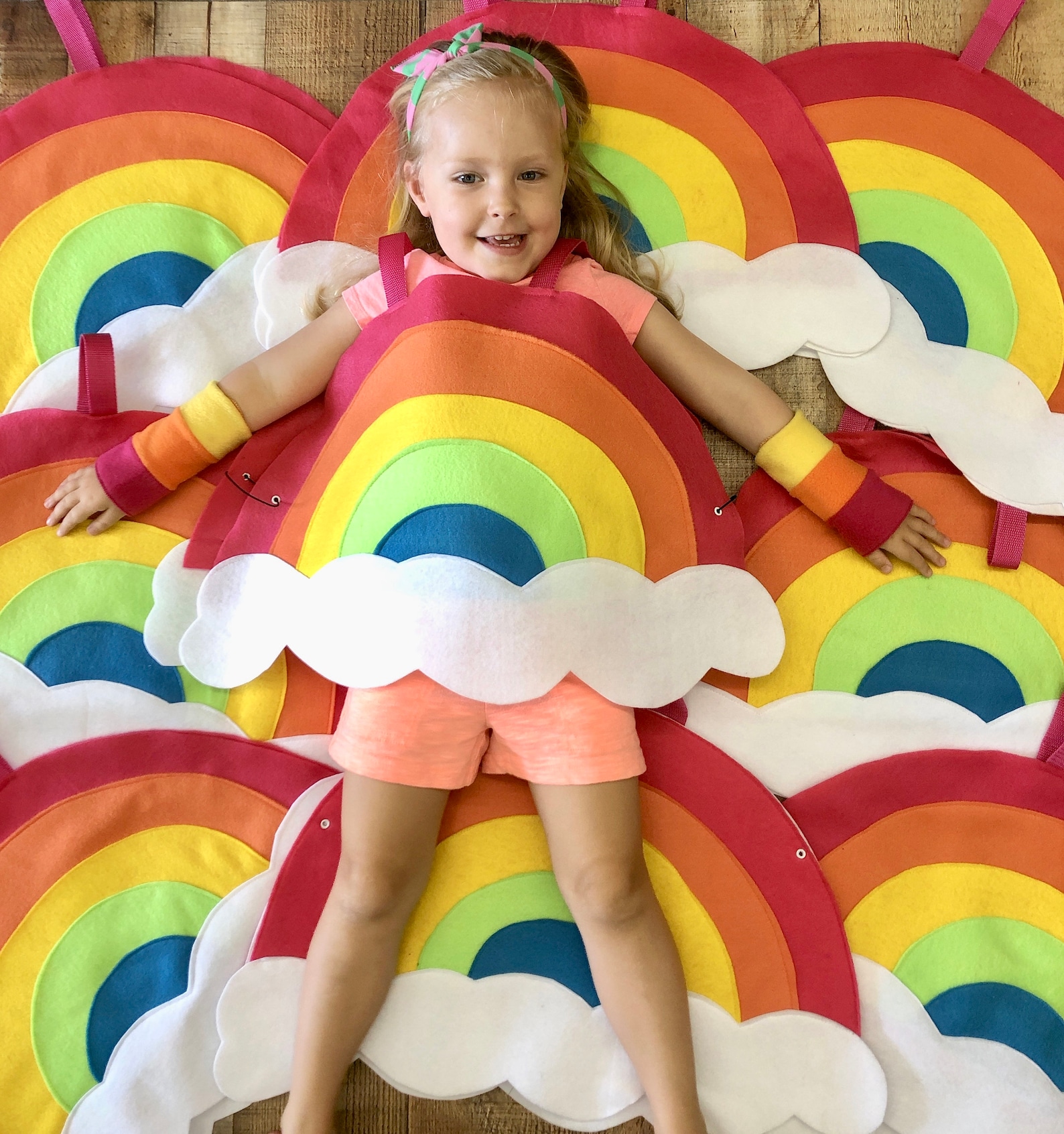 Childs RAINBOW COSTUME / Halloween Ready / Kids Halloween Etsy