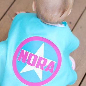 PERSONALIZED Baby SUPERHERO Cape Baby Superhero Costume Lots of color combinations Birthday gift Photo prop Baby Costume Design choice 2