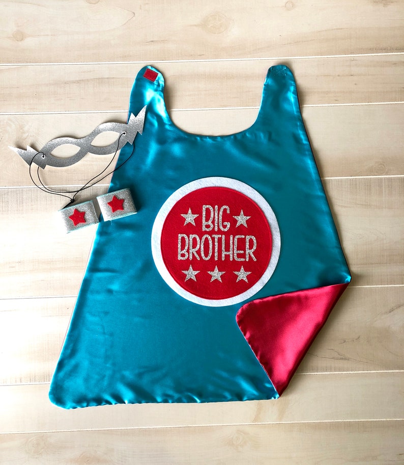 New BIG SISTER CAPE Set Big Brother Gift Ships Fast Big Sisters Are Superheroes Kids superhero cape Big Sister Gift
