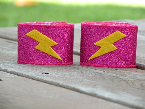 NEW Childrens Superhero SPARKLE Wrist Cuffs Il_570xn