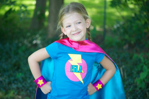 girls superhero t shirt