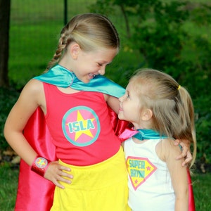 Customized boy or girl hero t-shirt - Personalized SUPERHERO T-SHIRT Iron-on Decal - Perfect Custom Gift