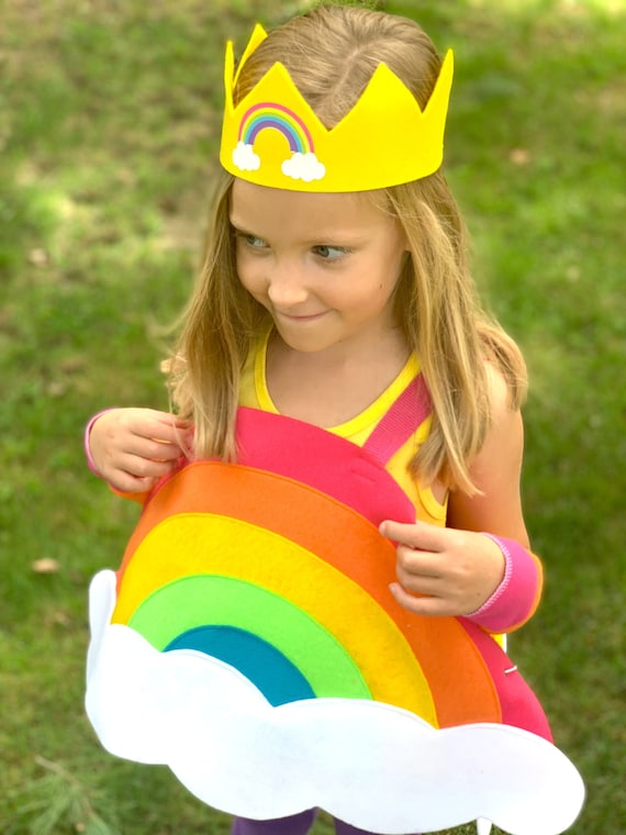 KIDS RAINBOW COSTUME / Superkidcapes / Rainbow party / Halloween ready