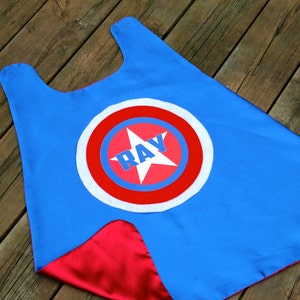 Halloween Ready - Kids Personalized Star Superhero CAPE - Customized kid gift - Full name Super hero birthday gift - Fast Ship